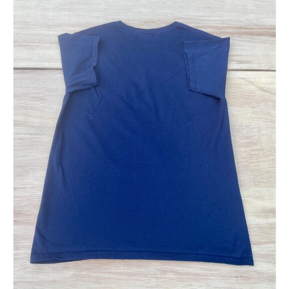 HANES YALE University Bulldog T-Shirt‎ The Game 2022 Short Sleeve Men Blue SZ. S - Picture 4 of 7